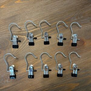 Pant Hangers with Clips, Metal Legging Organizer for Closet 10 Pack Space Saving